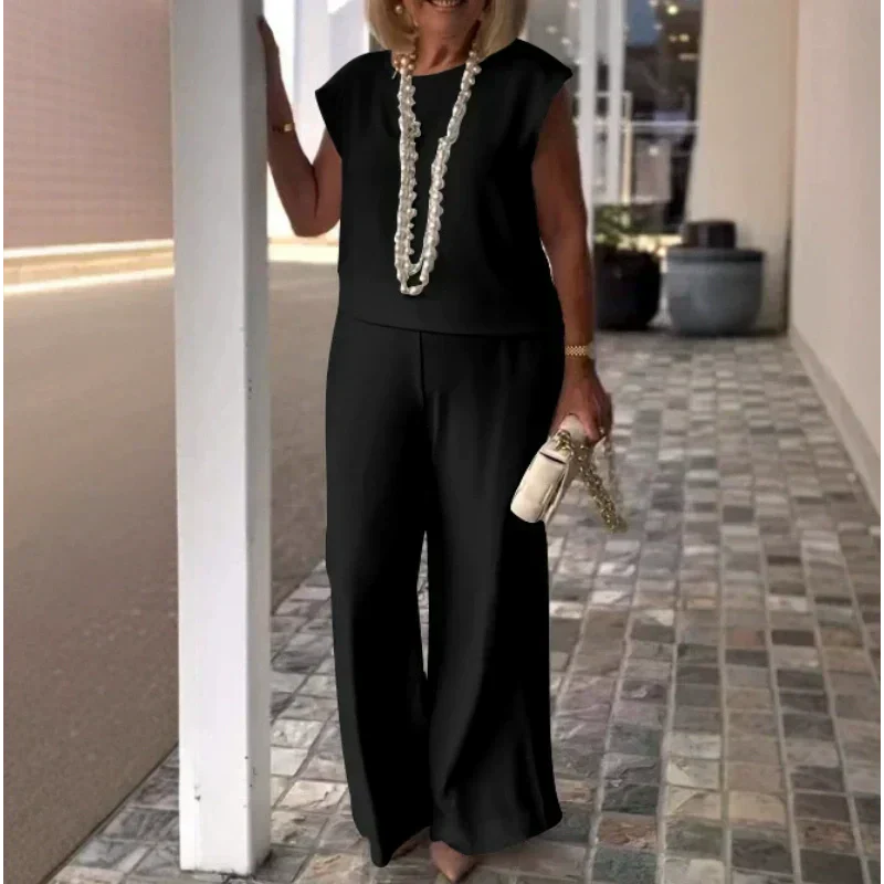 Danelia | Sleeveless Wide Leg Co Ord Set