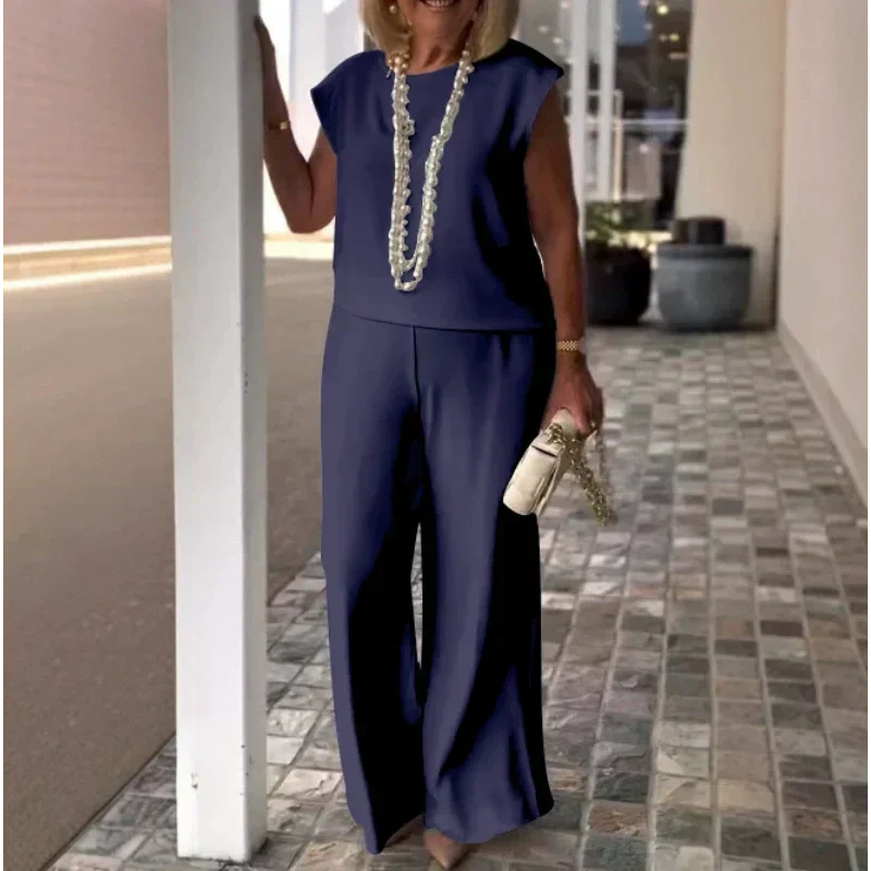 Danelia | Sleeveless Wide Leg Co Ord Set
