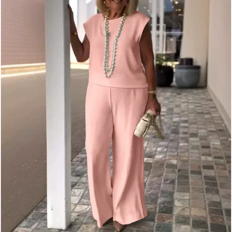 Danelia | Sleeveless Wide Leg Co Ord Set
