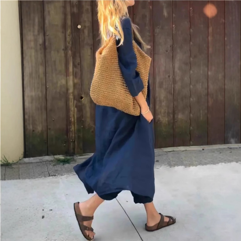 Abby | V Neck Loose Two Piece Set