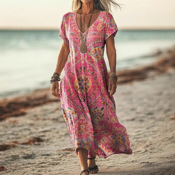 Lovisa | Boho Aztec Print Maxi Dress