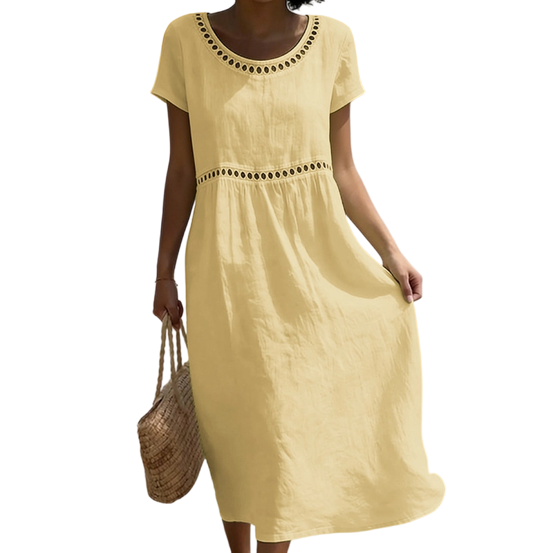 Tarsha | Summer Tiered Midi Dress