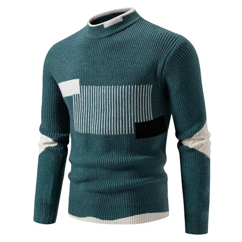 Zohir | Ribbed High Neck Knit Jumper