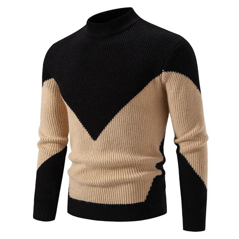 Zohir | Ribbed High Neck Knit Jumper