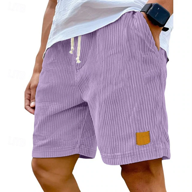 Dearen | Corduroy Shorts With Drawstring Waist