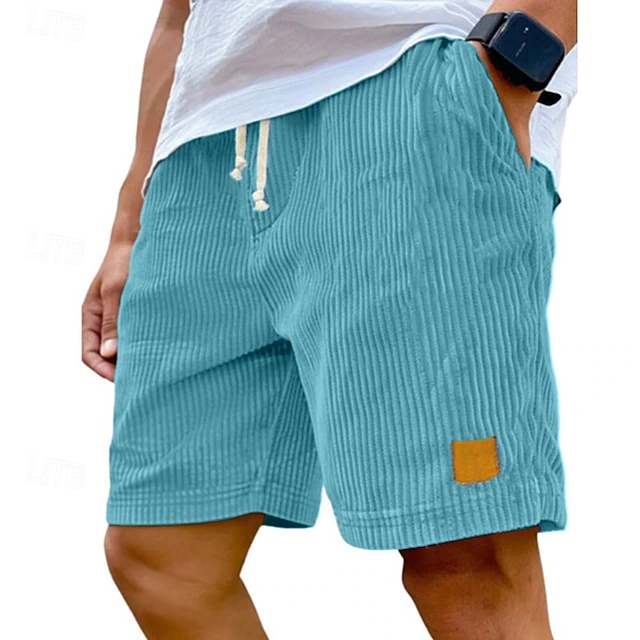 Dearen | Corduroy Shorts With Drawstring Waist