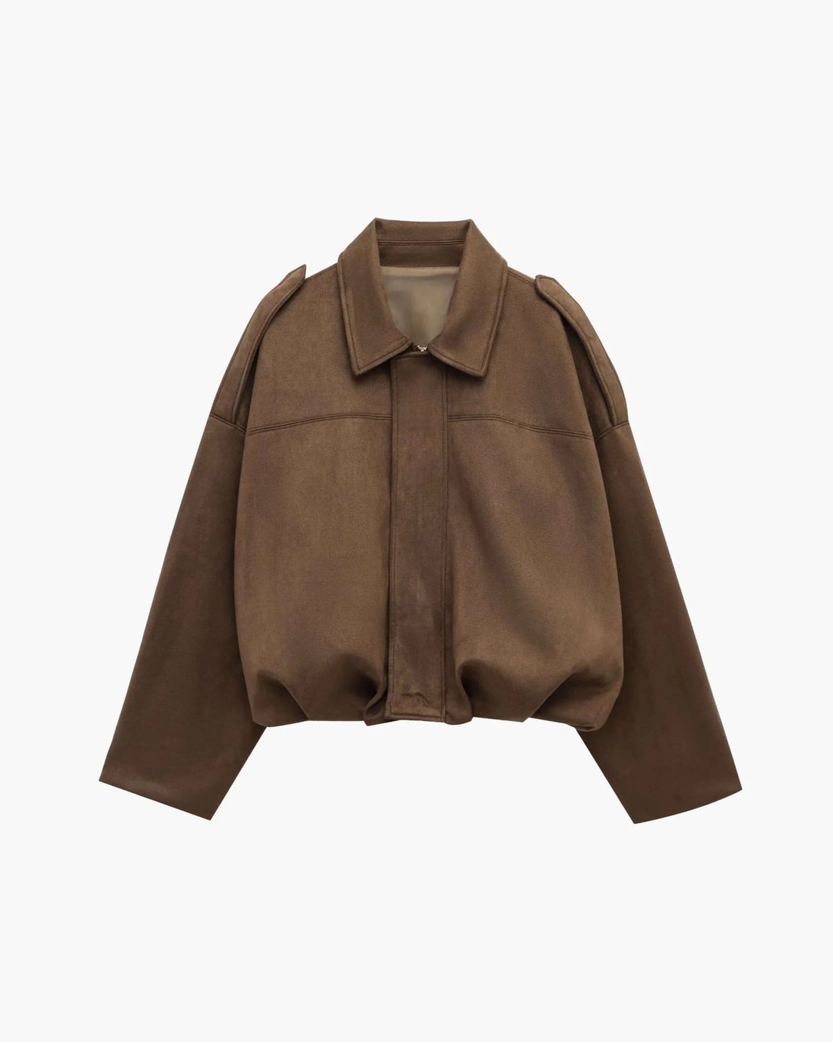 Edna | Bomber Jacket with Collar and Relaxed Fit