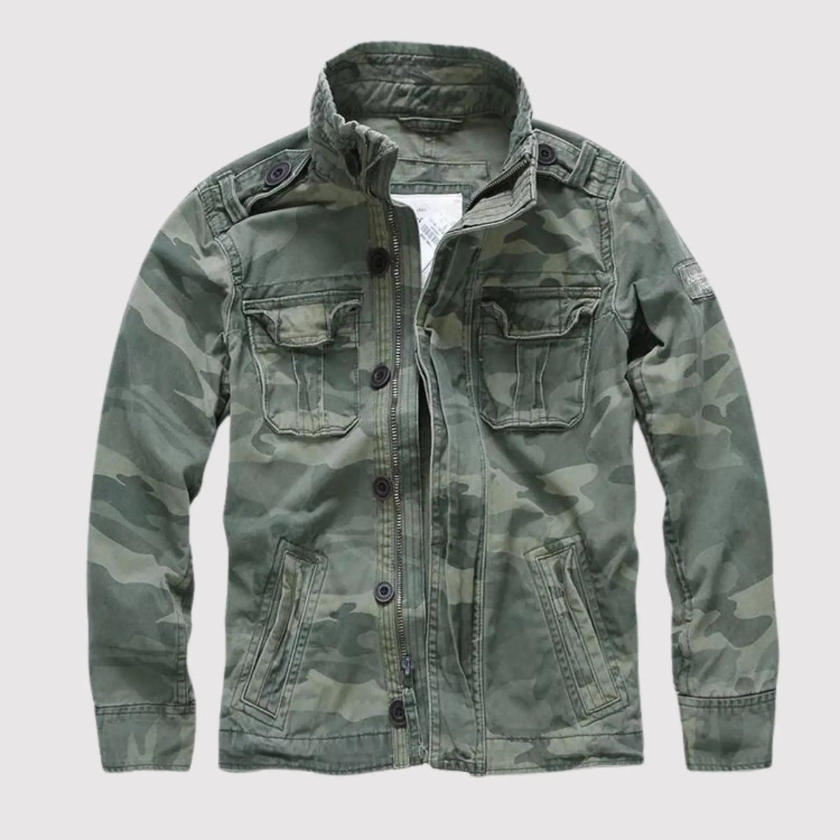 Ayhan | Field Jacket with Stand Collar and Pockets