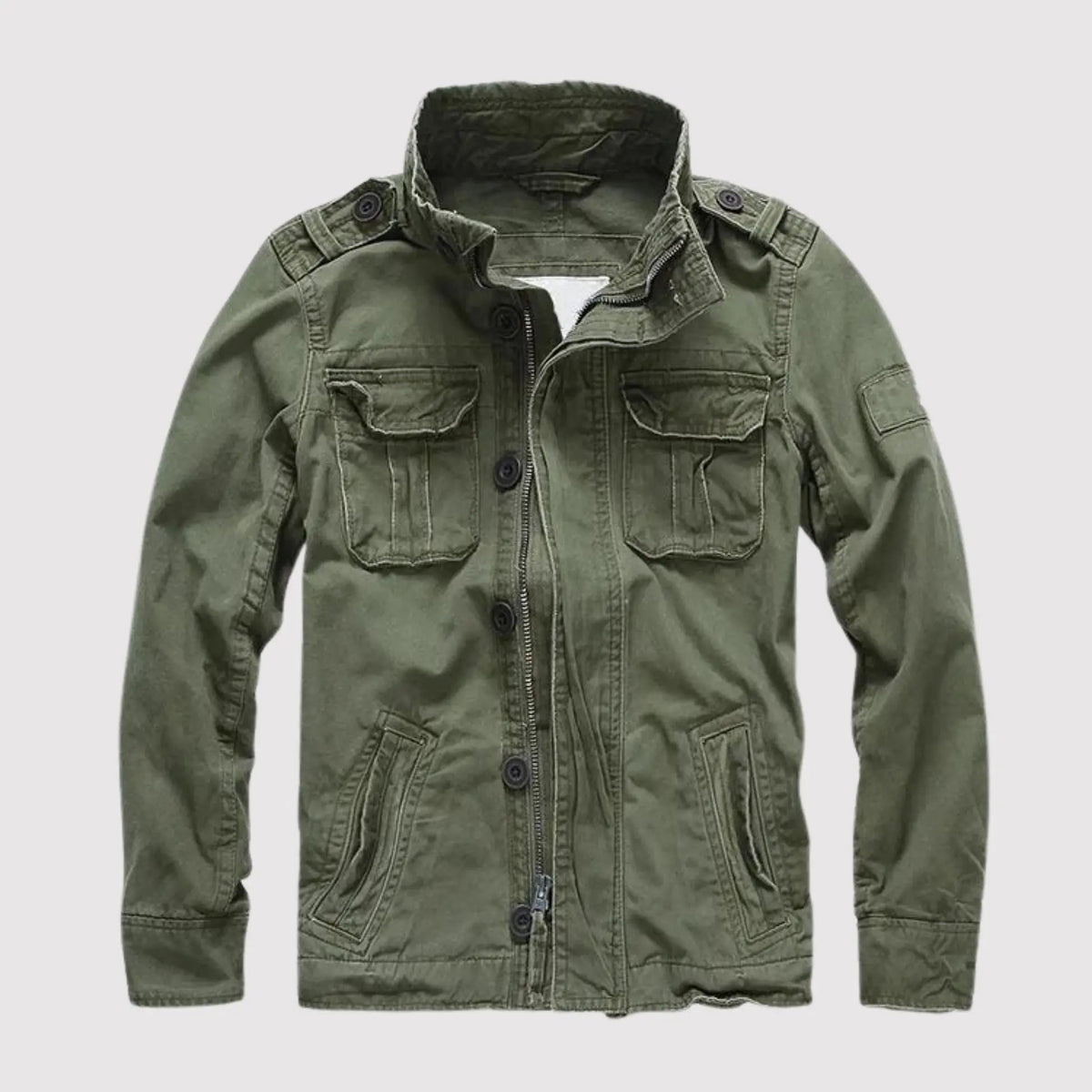Ayhan | Field Jacket with Stand Collar and Pockets