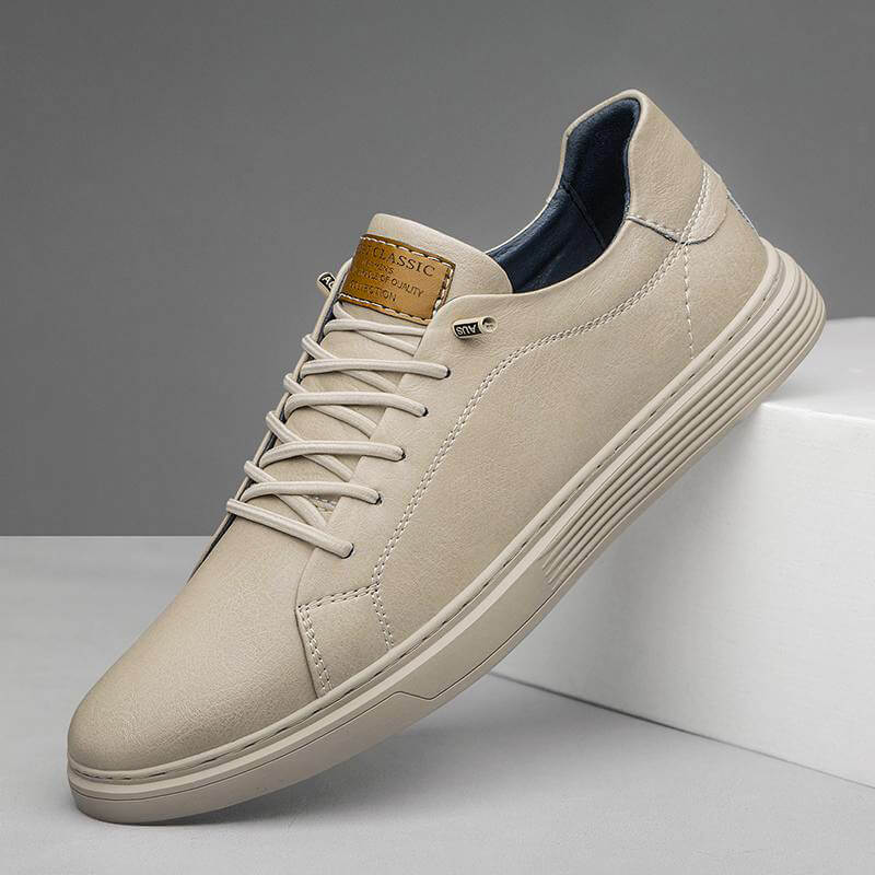 Philip | Low-Top Lace-Up Trainers with Textured Uppers
