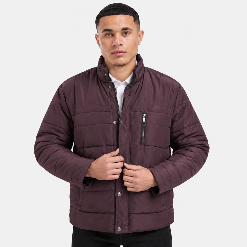 Duncan | Quilted Jacket with Stand Collar