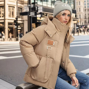 Lorena | Hooded Puffer Jacket with Large Pockets