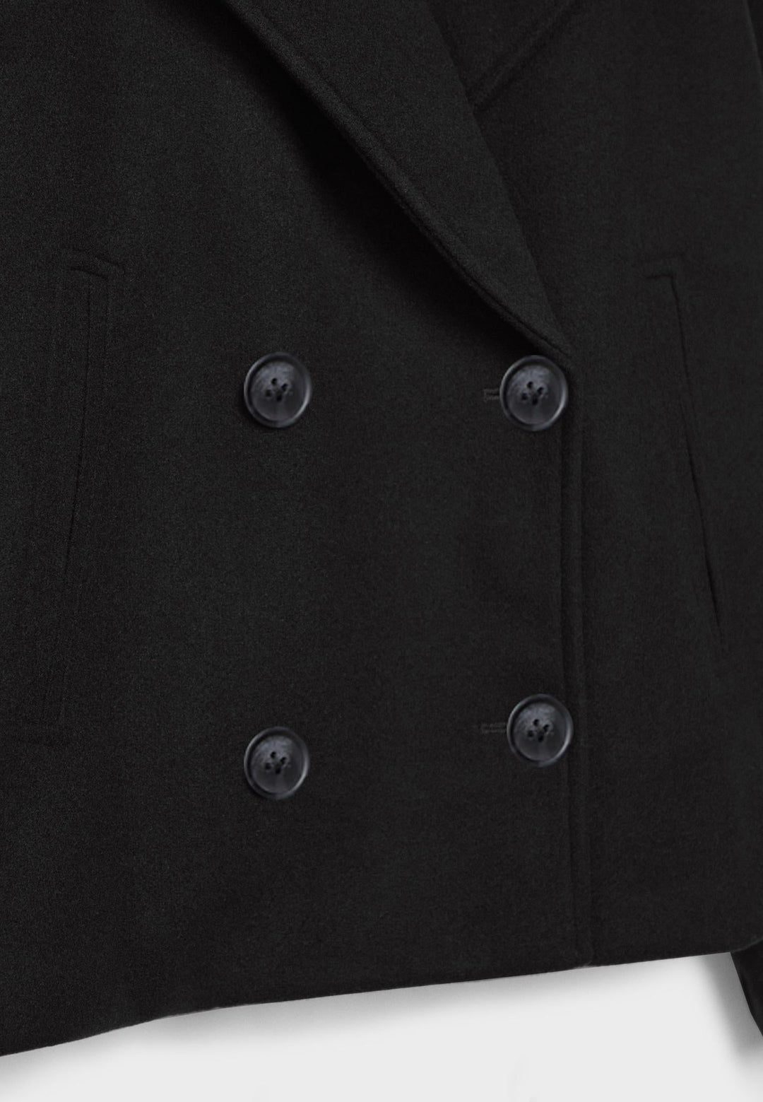 Lorraine | Double-Breasted Cropped Jacket with Lapels
